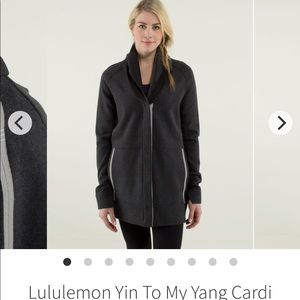Lululemon yin to my yang cardi